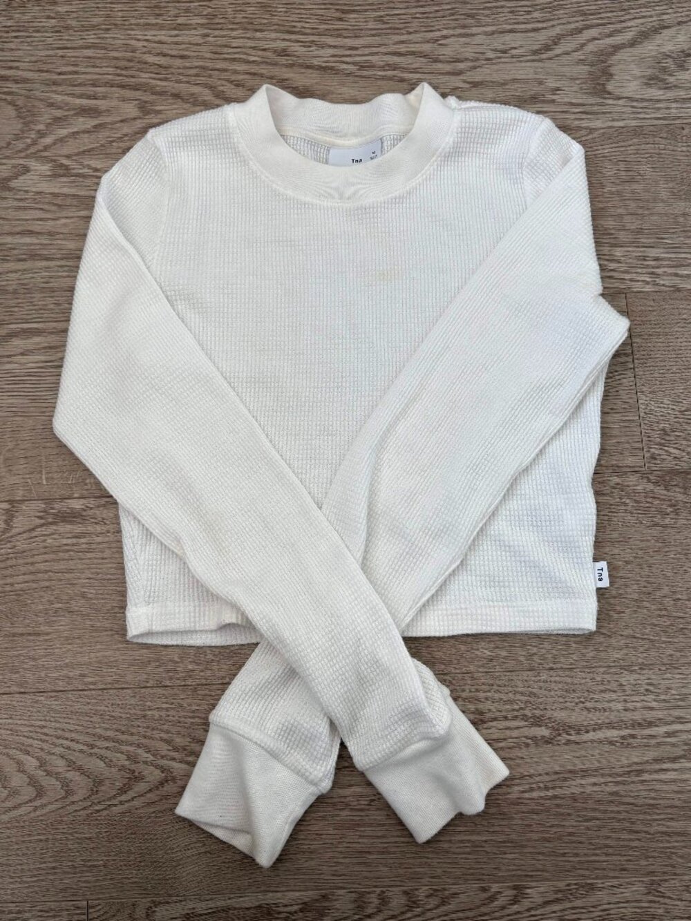 TNA White Long Sleeved Top